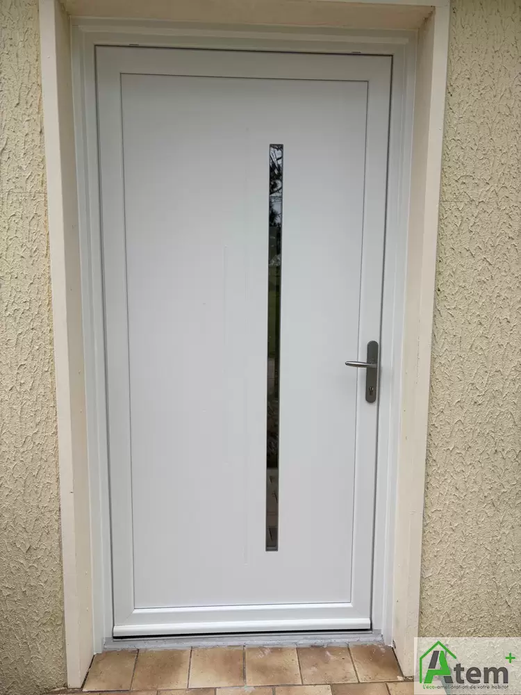 Remplacement de menuiseries bois par des menuiseries aluminium blanches