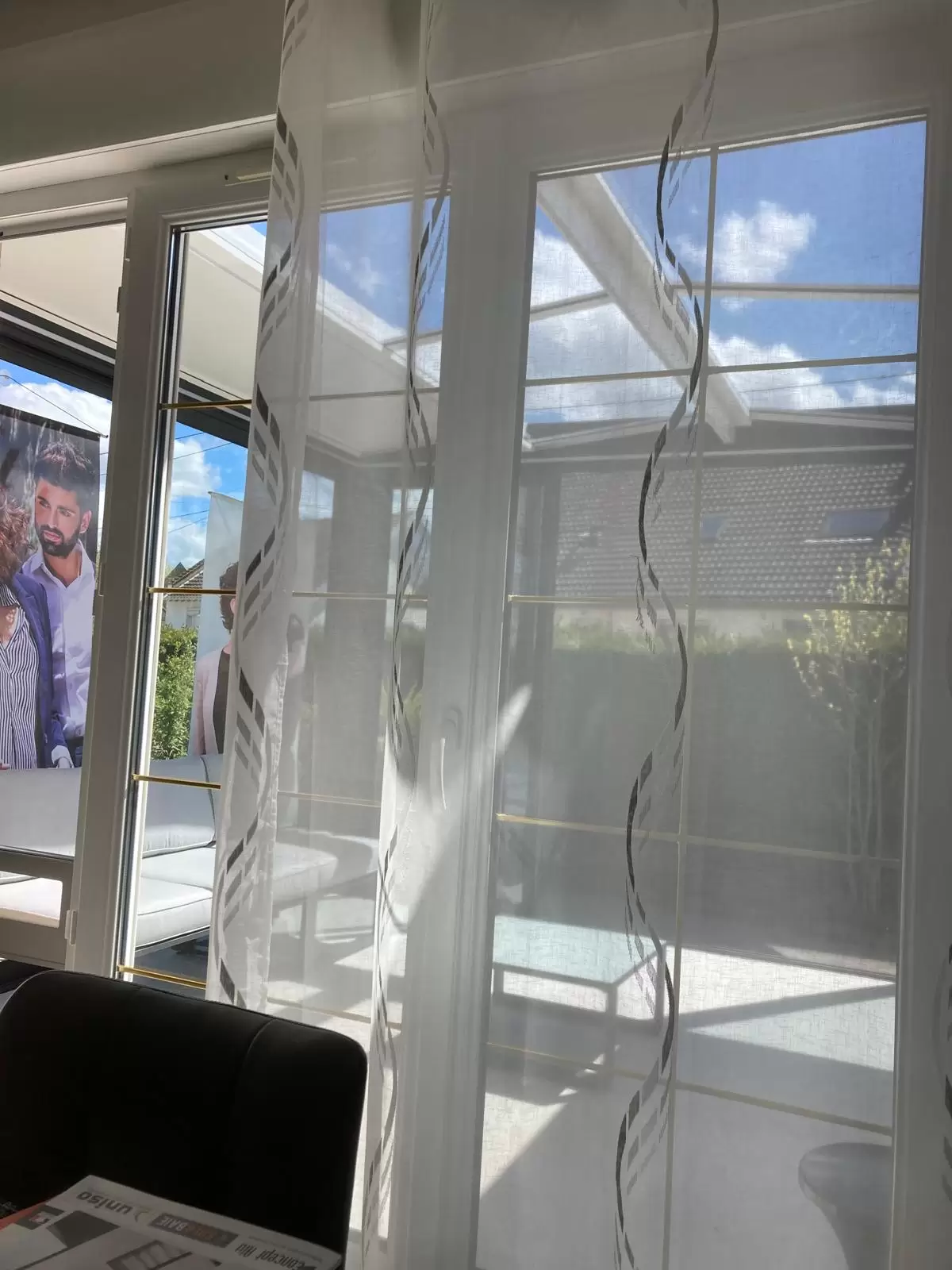 Véranda aluminium avec baies coulissantes Véranda aluminium avec baies coulissantes