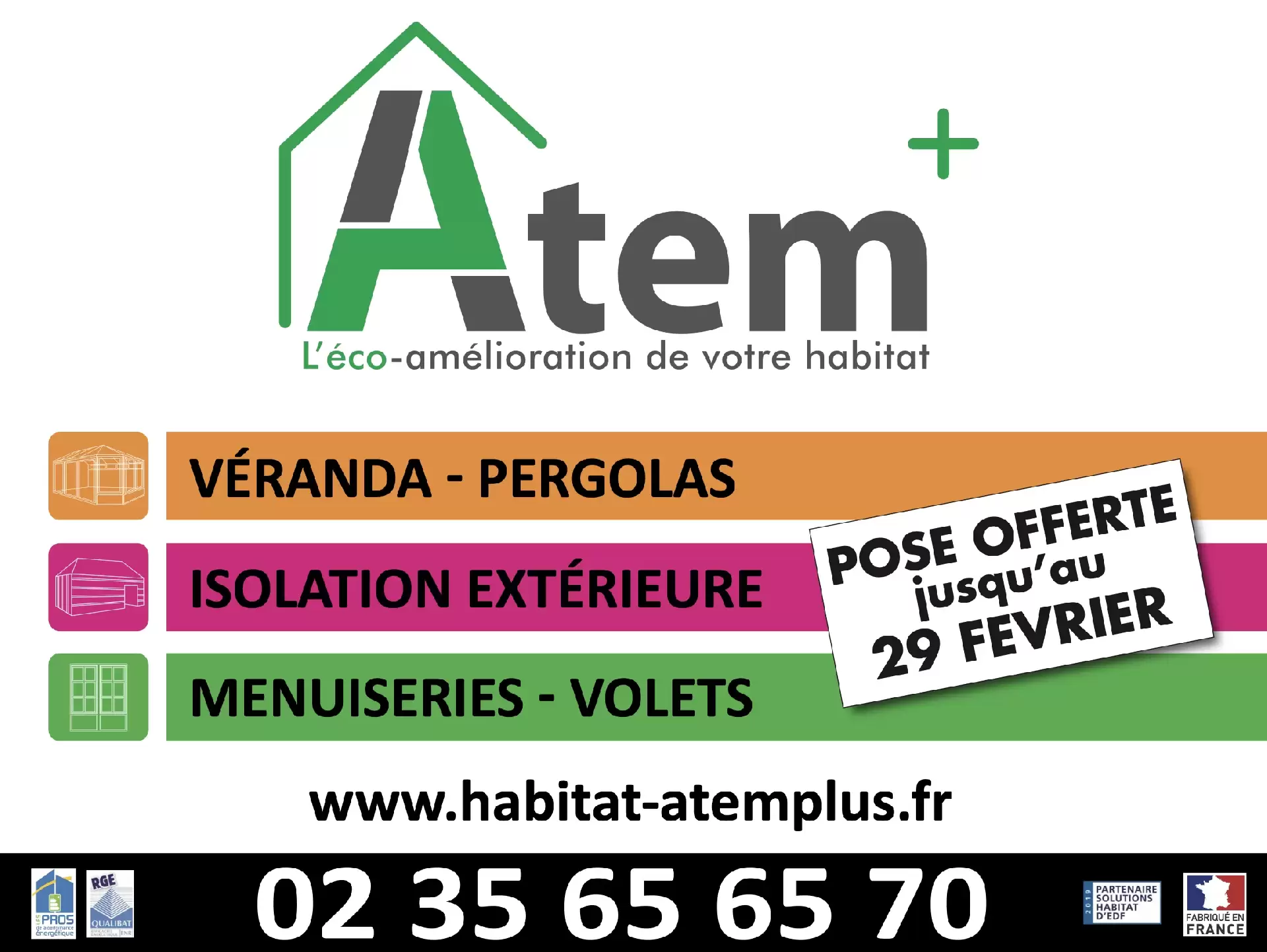 Pose offerte de vos menuiseries au mois de février 202 Pose offerte de vos menuiseries au mois de février 202